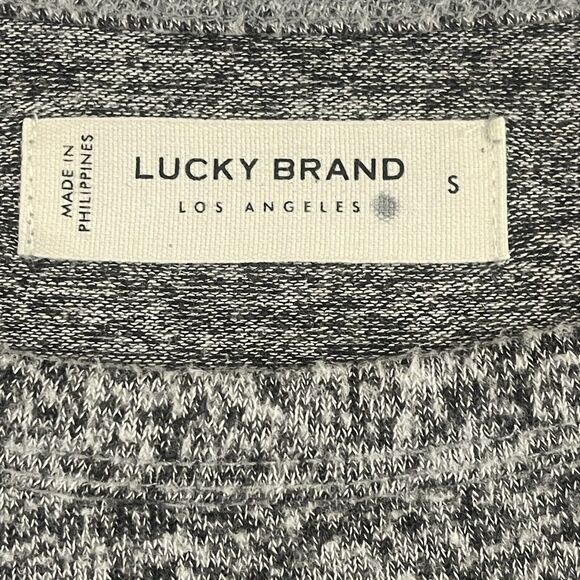 Lucky Brand Women’s Gray Knit Long Sleeve Crewneck Top Size Small - Picture 2 of 10